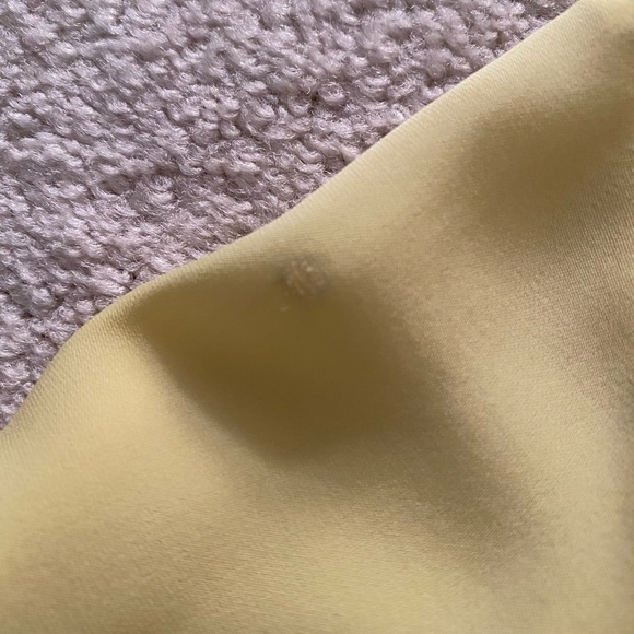 Butter Yellow Classic Theory Silk Blouse - Picture 8 of 8